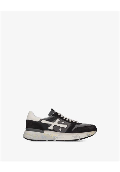 Sneakers Premiata Mick 8085 in pelle scamosciata e nylon nero/grigio scuro PREMIATA | Scarpe | MICK VAR8085